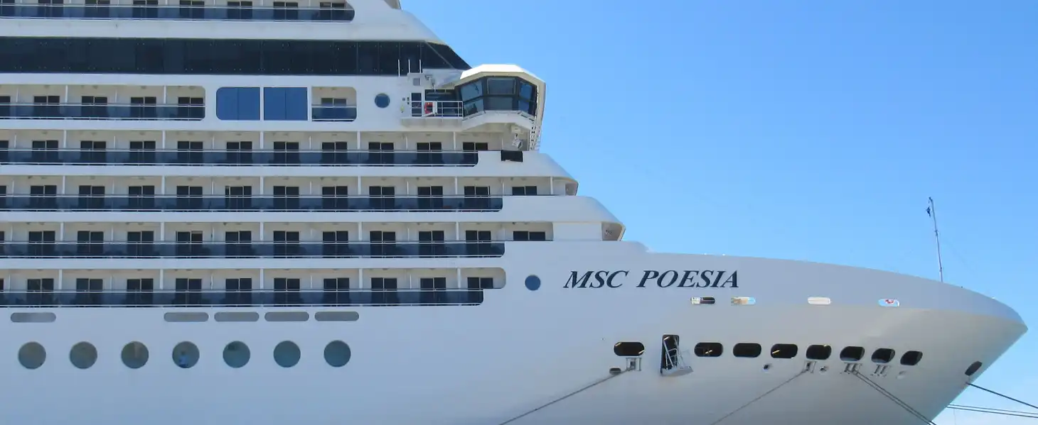 Außenansicht der MSC Poesia