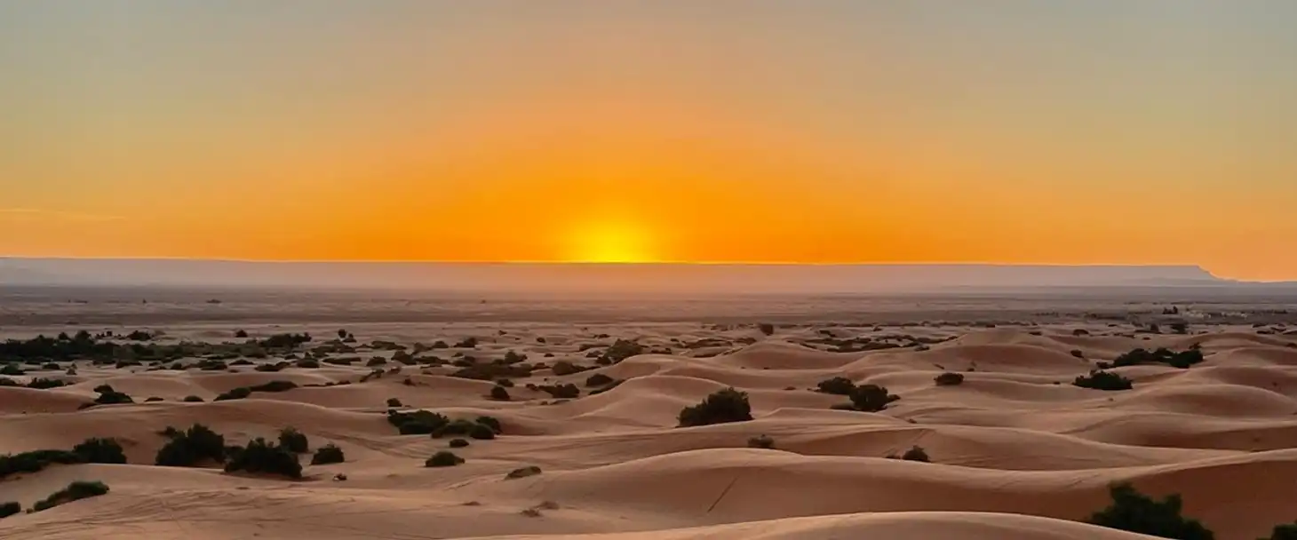 Sonnenaufgang Wüste Merzouga