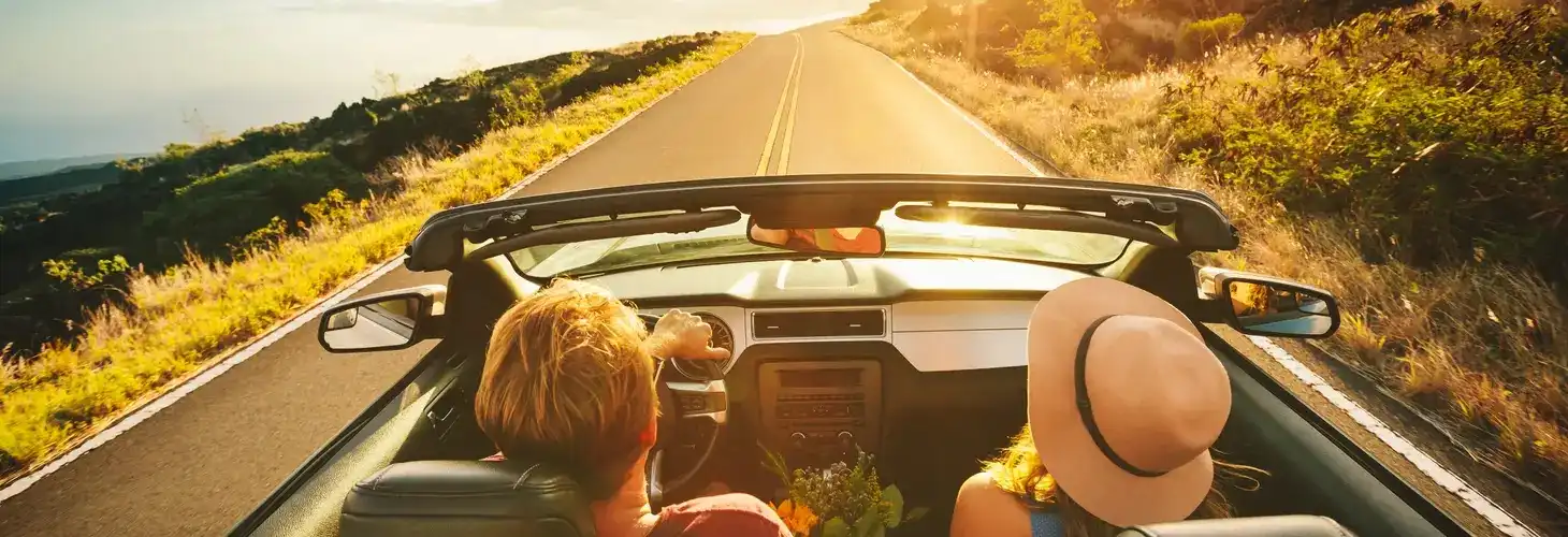 Roadtrip durch schöne Landschaft