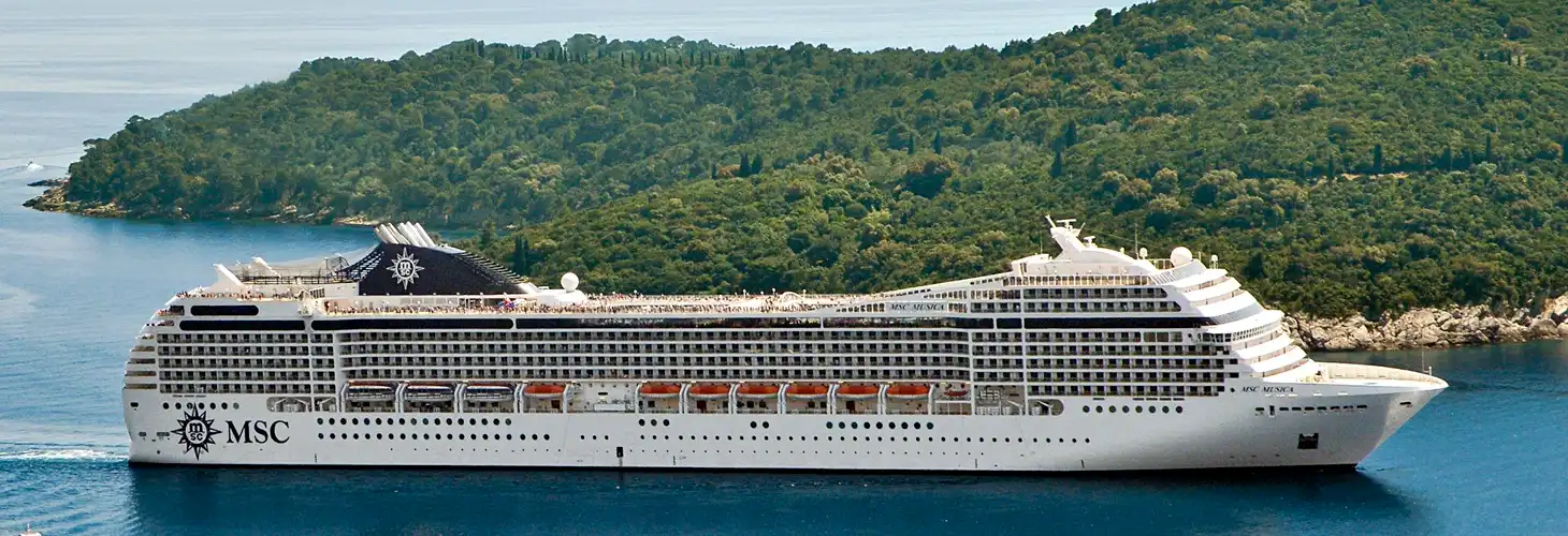 MSC Musica auf hoher See