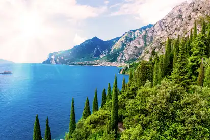 Wandern am Gardasee, Italien