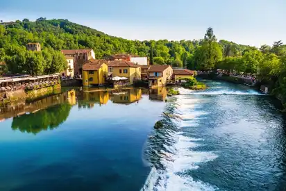 Radtour am Fluss Mincio, Italien