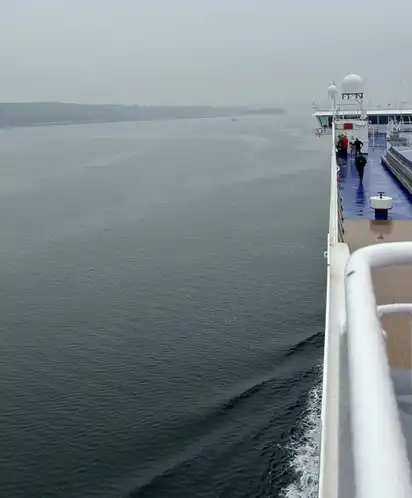 Aussicht vom Schiff