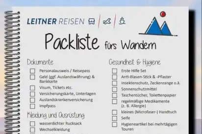 Packliste - Leitner Reisen