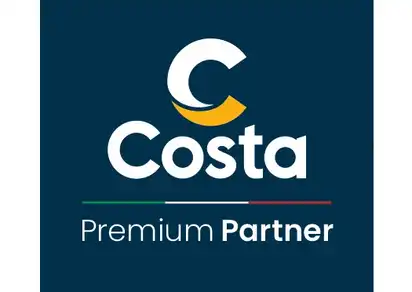 Logo Costa Kreuzfahrten, Premiumpartner