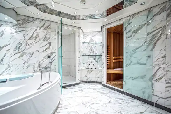 Wellnessbereich der MS Voyage
