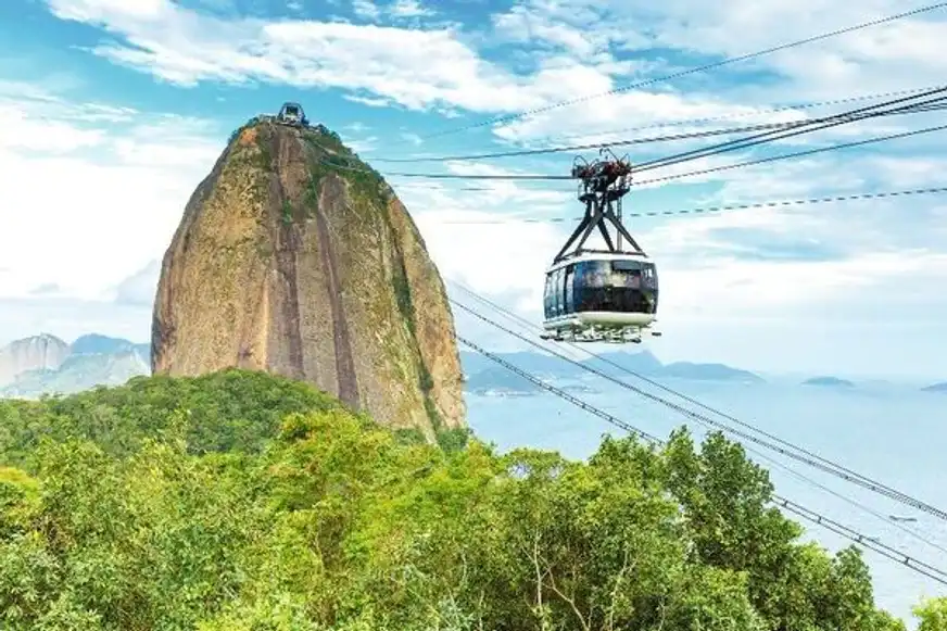Rio de Janeiro - Seilbahn mit Pão de Açúcar