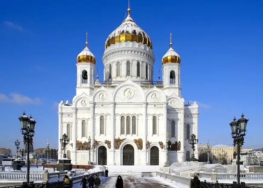 Moskau - Kathedrale im Winter