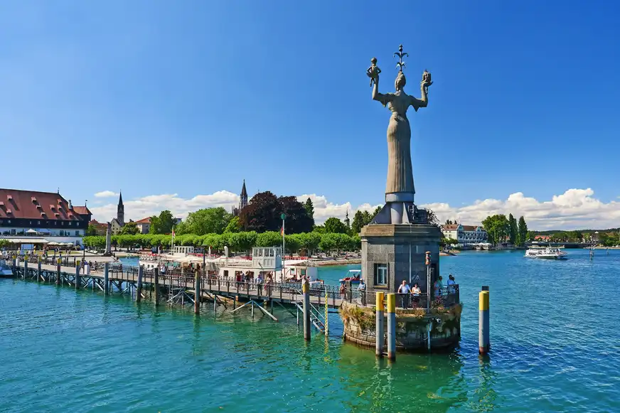"Imperia", Statue am Hafen von Konstanz