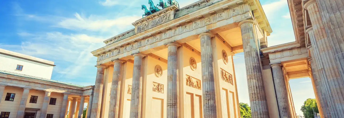 Brandenburger Tor am Pariser Platz in Berlin, Deutschland