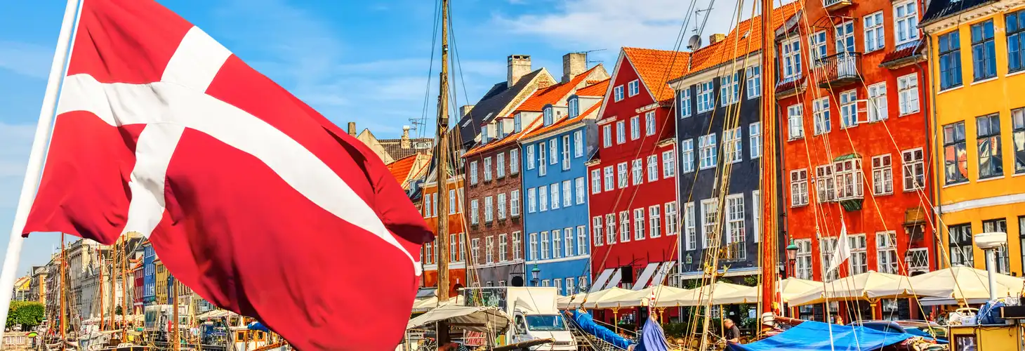 Nyhavn in Kopenhagen, Dänemark 