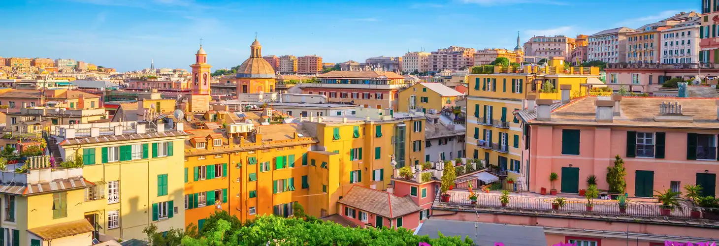 Panorama von Genua, Italien