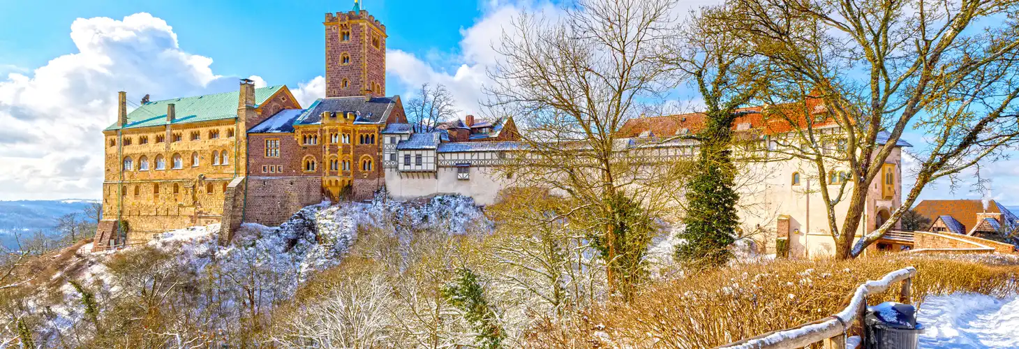 Wartburg in Eisenach im Winter