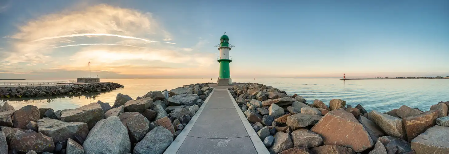 Westmole in Warnemünde