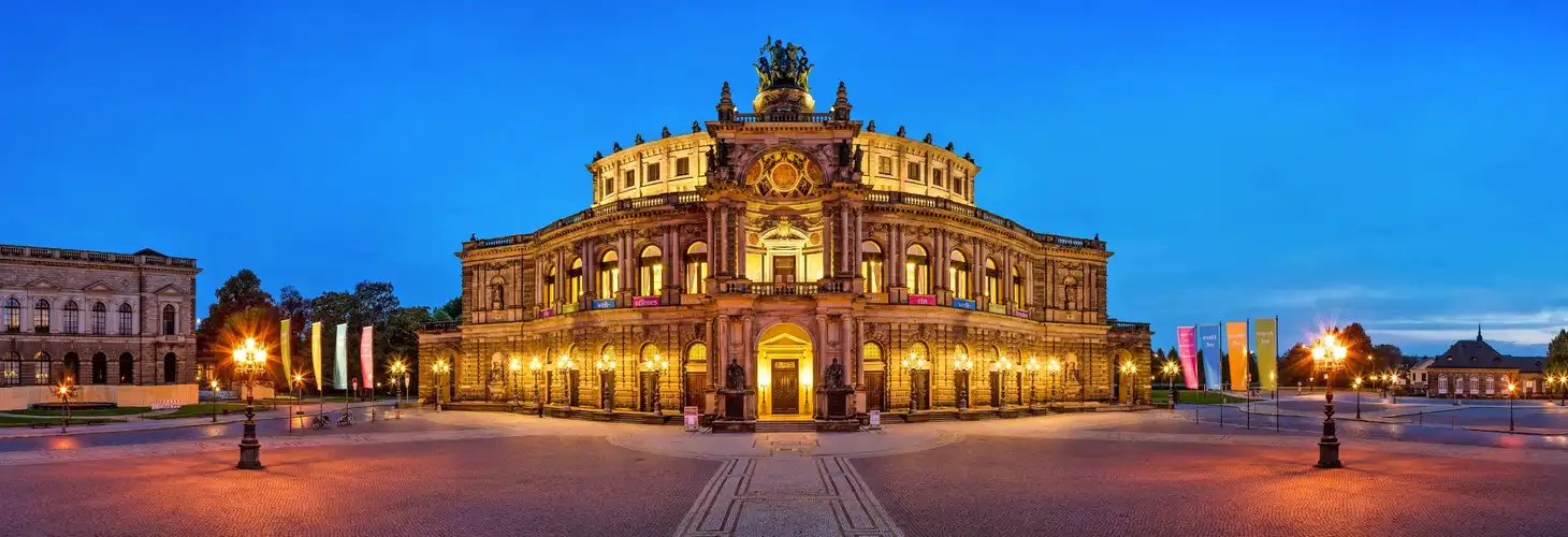 Semperoper in Dresden, Deutschland