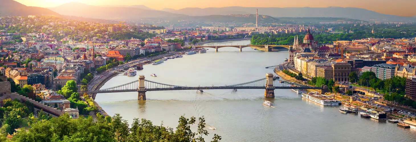 Panorama von Budapest in Ungarn