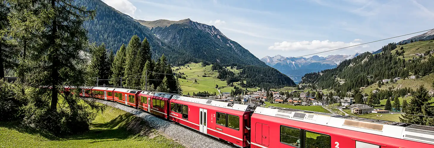 Rhätische Bahn in der Schweiz