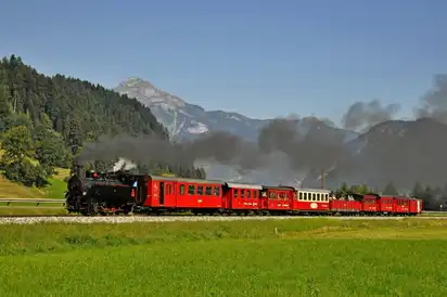 Dampfzug der Zillertalbahn 