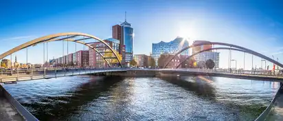 Speicherstadt von Hamburg, Deutschland