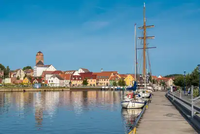 Hafen und Altstadt von Wolgast