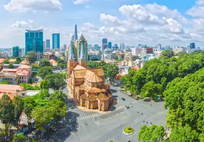 Ho Chi Minh Stadt in Vietnam