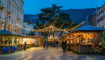 Weihnachtsmarkt in Meran, Italien