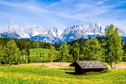 Kaisergebirge oder Wilder Kaiser in Österreich