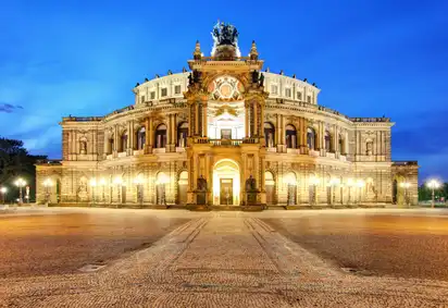Semperoper in Dresden, Deutschland