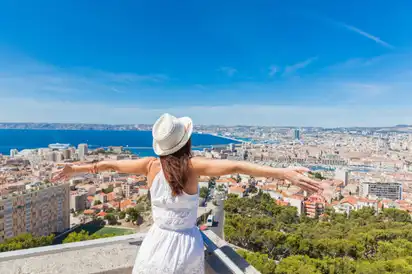Marseille, eine Hafenstadt in Südfrankreich