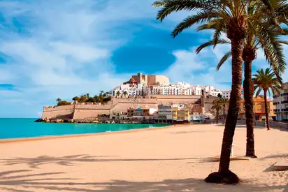 Peniscola in Castellon nahe Valencia, Spanien