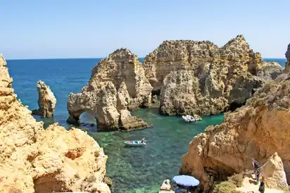 Ponta da Piedade an der Algarve, Portugal
