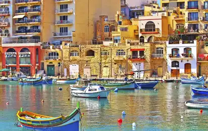 Hafenromantik in Malta.