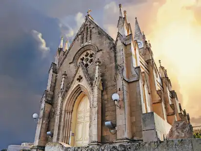 Die Kirche Madonna von Lourdes in Gozo.