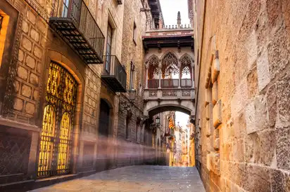 Stadtviertel Barri Gòtic in Barcelona