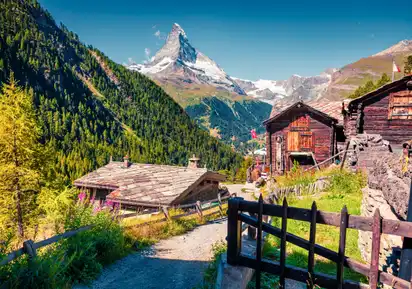Matterhorn in der Schweiz