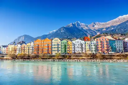 Altstadt von Innsbruck in Tirol, Österreich