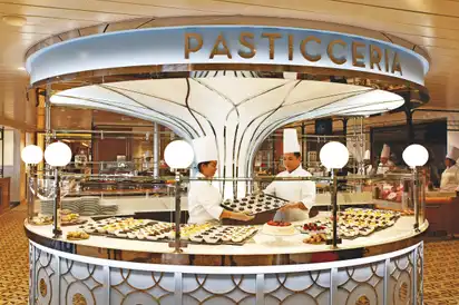 Ihr Schiff die Costa Smeralda - Pasticceria im Restaurant
