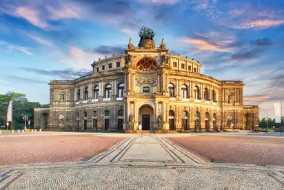 Semperoper in Dresden, Deutschland