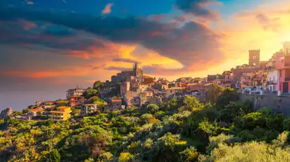 Forza d'Agro malerische Stadt in der Provinz Messina auf Sizilien, Italien