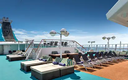 Ihr Schiff die MS Artania - Sonnendeck