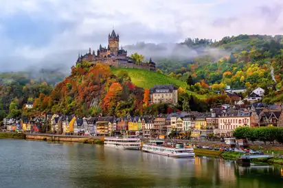 herbstliches Cochem an der Mosel