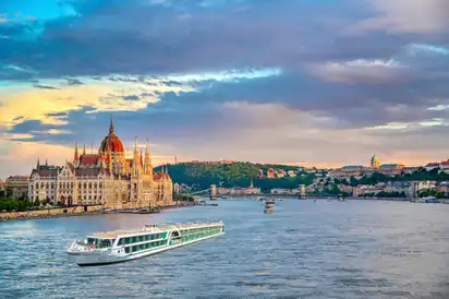 Die Donau in Budapest