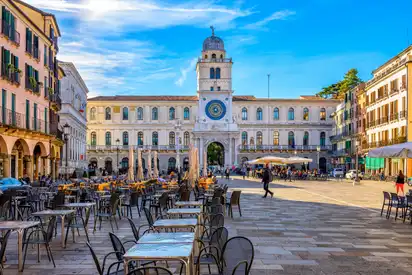 Piazza dei Signori and Torre dell'Orologio in Padua