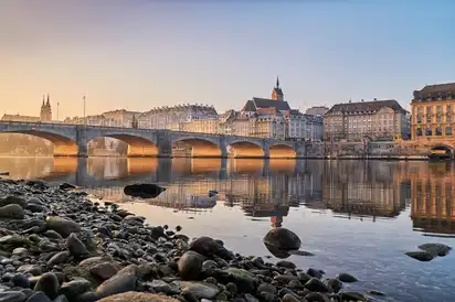früher Morgen in Basel
