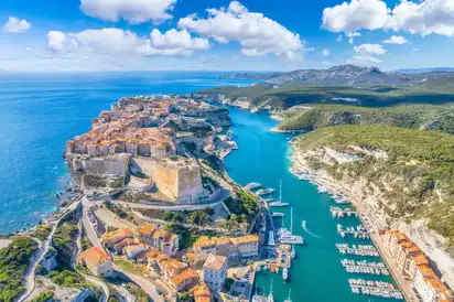 Bonifacio auf Korsika, Frankreich