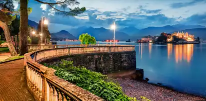 Abendliche Stimmung in Stresa