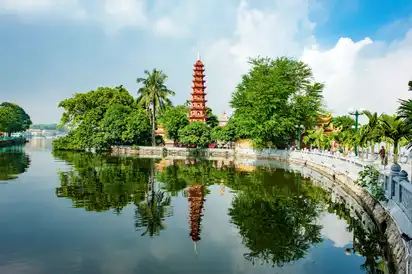 Tran Quoc Pagode in Ha Noi, der Hauptstadt von Vietnam