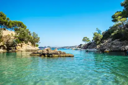 Blick auf Cala Fornells