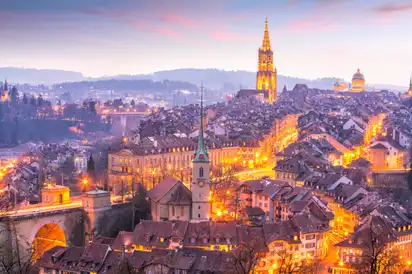 Blick auf die Stadt Bern