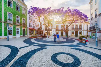 Die Altstadt von Lagos an der Algarve